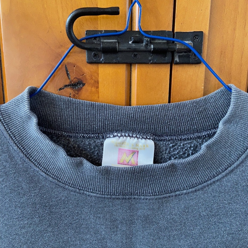 MEMBER'S MARK (Sam's Club) unisex charcoal grey sweatshirt in men's size XL - Picture 4 of 7